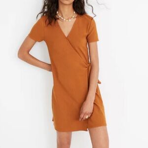 Madewell 2X Mini Wrap Dress